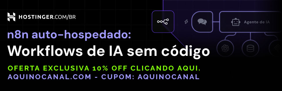 Banner Hostinger VPS n8n com desconto